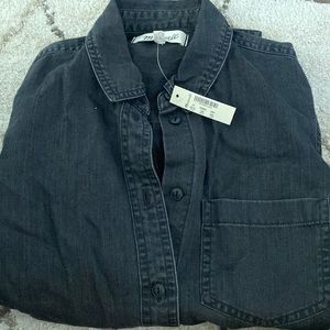 Madewell Black Long Sleeve Shirt